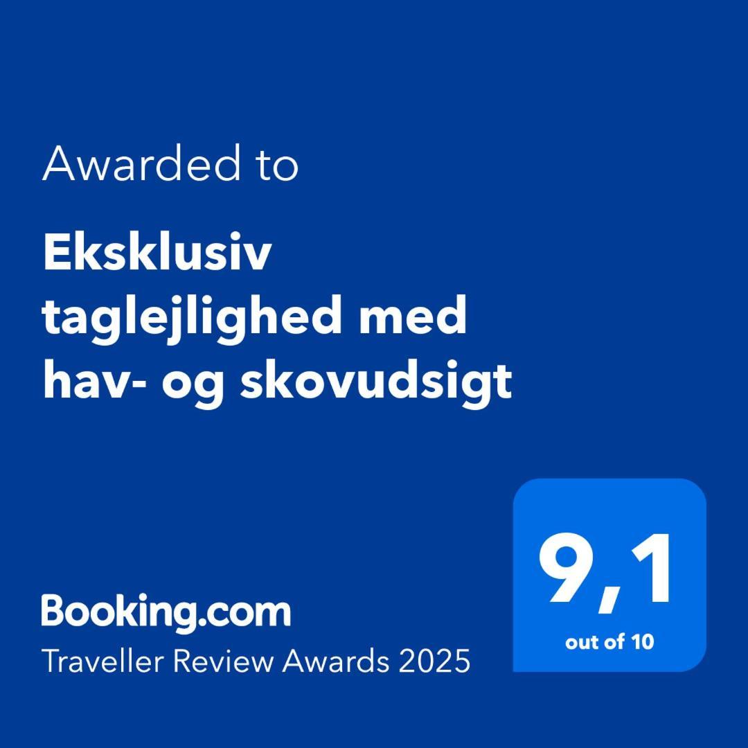 Eksklusiv Taglejlighed Med Hav- Og Skovudsigt Risskov Ngoại thất bức ảnh